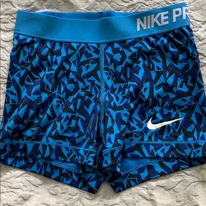 Nike pro women’s shorts